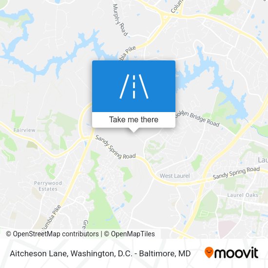Aitcheson Lane map
