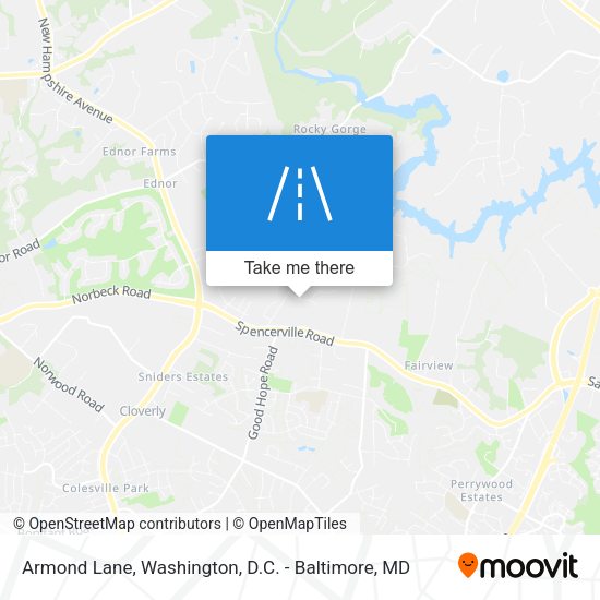 Armond Lane map