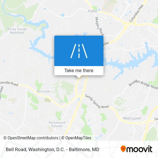 Bell Road map