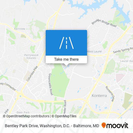 Bentley Park Drive map