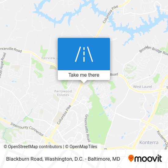 Mapa de Blackburn Road