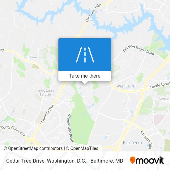 Mapa de Cedar Tree Drive