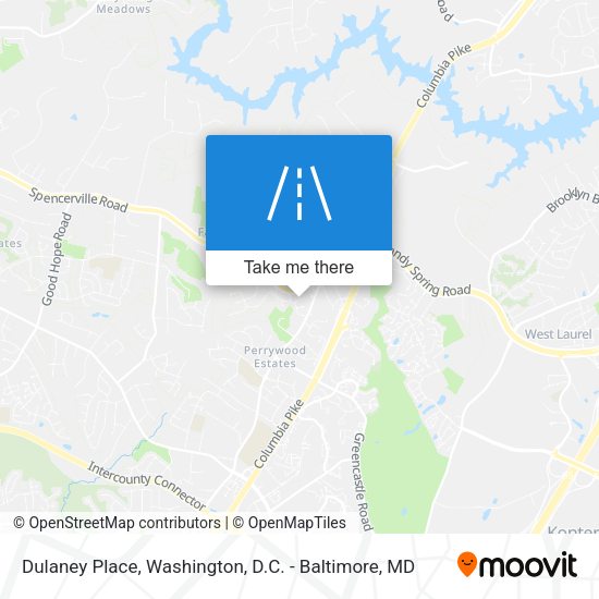 Dulaney Place map