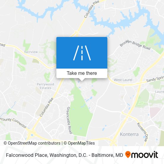 Mapa de Falconwood Place