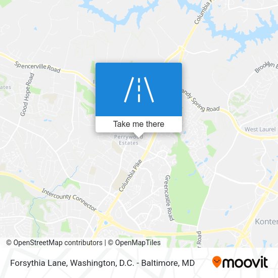 Forsythia Lane map
