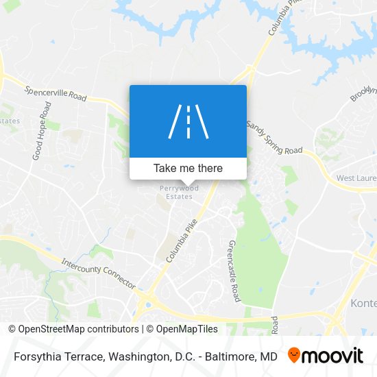 Mapa de Forsythia Terrace