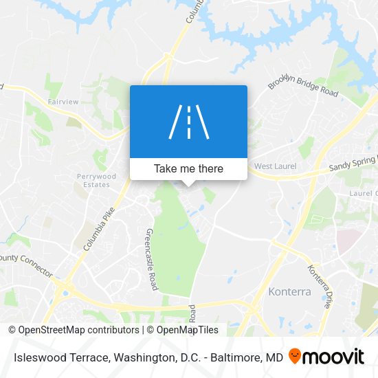 Mapa de Isleswood Terrace