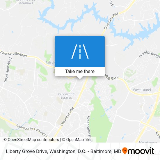 Mapa de Liberty Grove Drive
