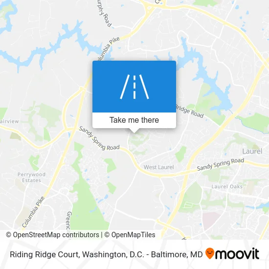 Riding Ridge Court map
