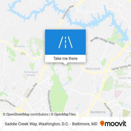 Saddle Creek Way map