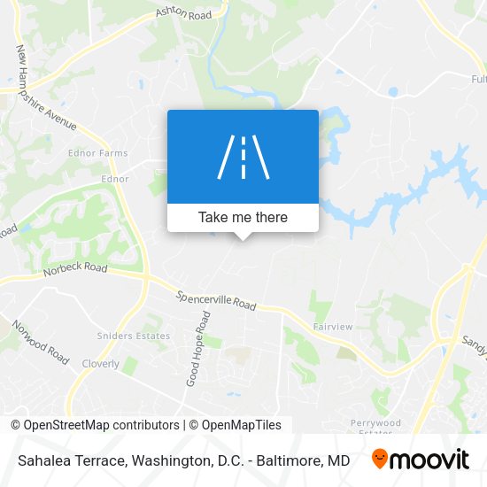 Sahalea Terrace map