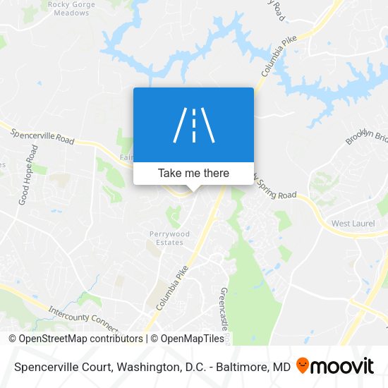 Spencerville Court map