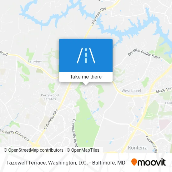 Tazewell Terrace map