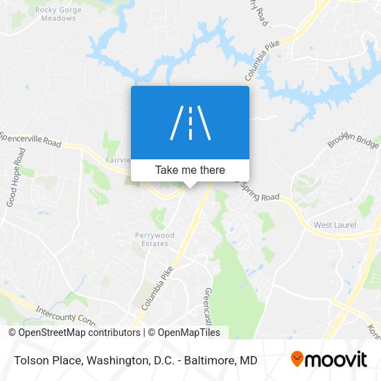Tolson Place map