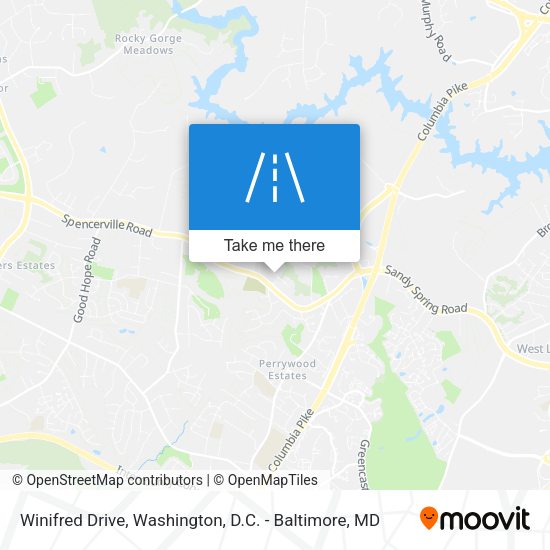 Winifred Drive map