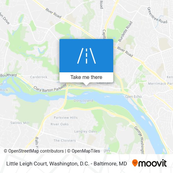 Mapa de Little Leigh Court
