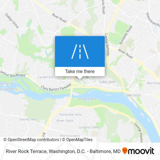 River Rock Terrace map