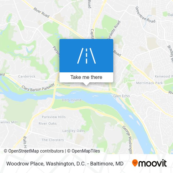 Mapa de Woodrow Place
