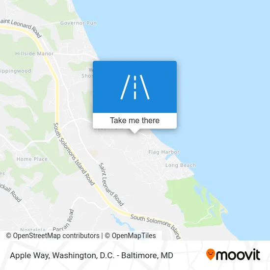 Apple Way map