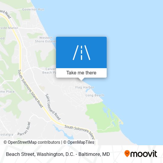 Beach Street map