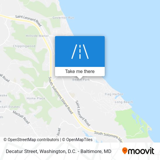 Decatur Street map