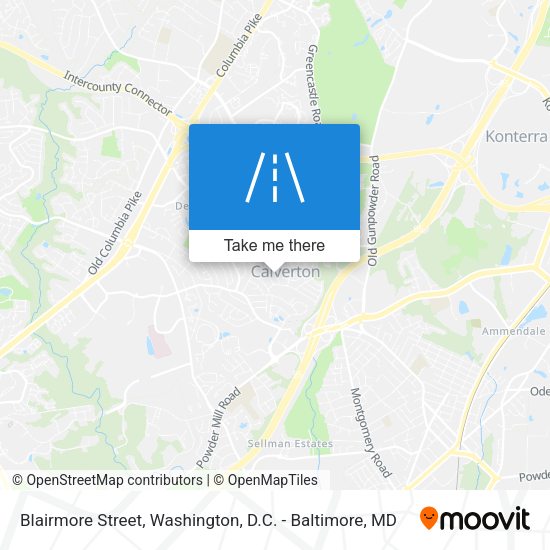 Blairmore Street map
