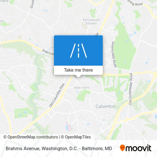 Mapa de Brahms Avenue