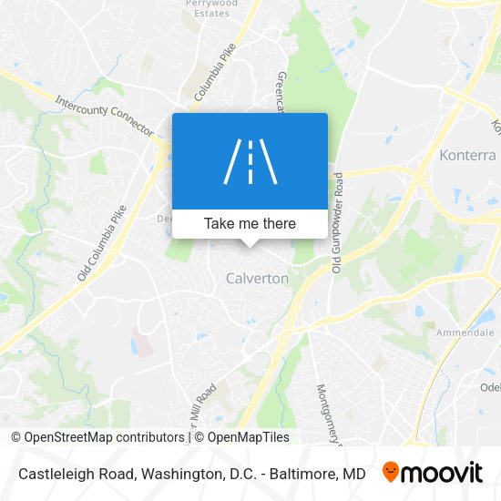Mapa de Castleleigh Road