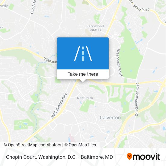 Chopin Court map