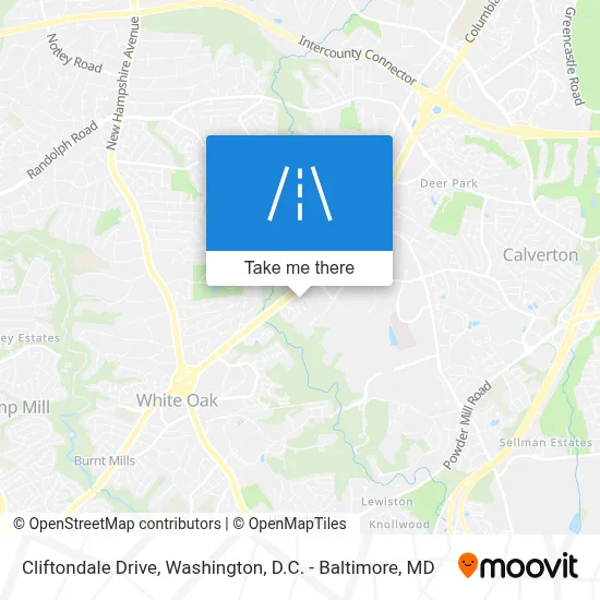 Cliftondale Drive map