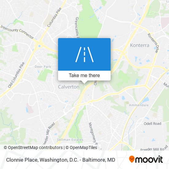Clonnie Place map