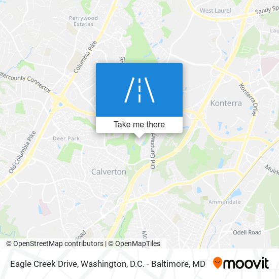 Mapa de Eagle Creek Drive