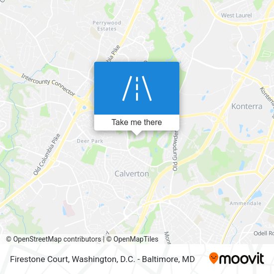 Firestone Court map