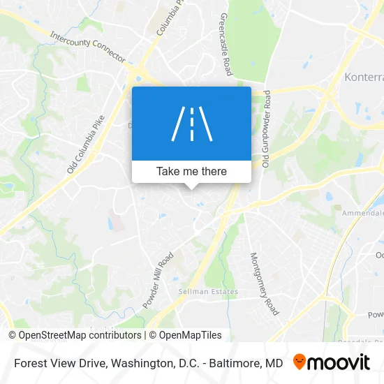 Forest View Drive map