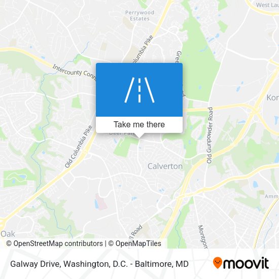 Galway Drive map