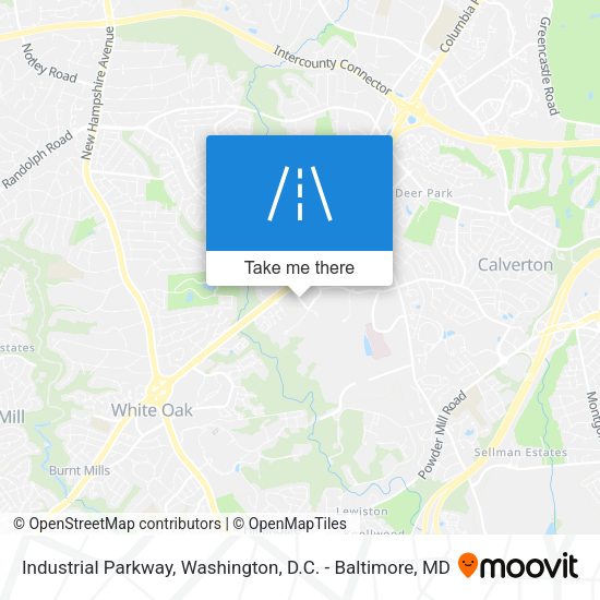 Industrial Parkway map