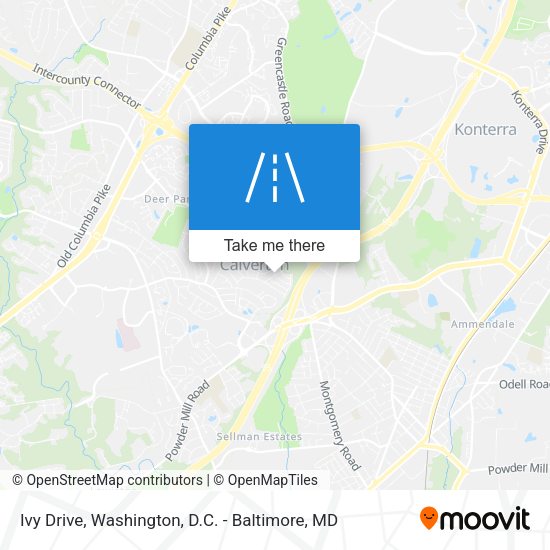 Ivy Drive map