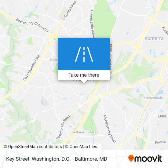 Key Street map