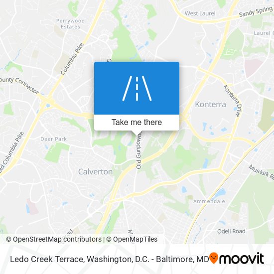 Mapa de Ledo Creek Terrace