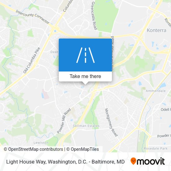 Light House Way map