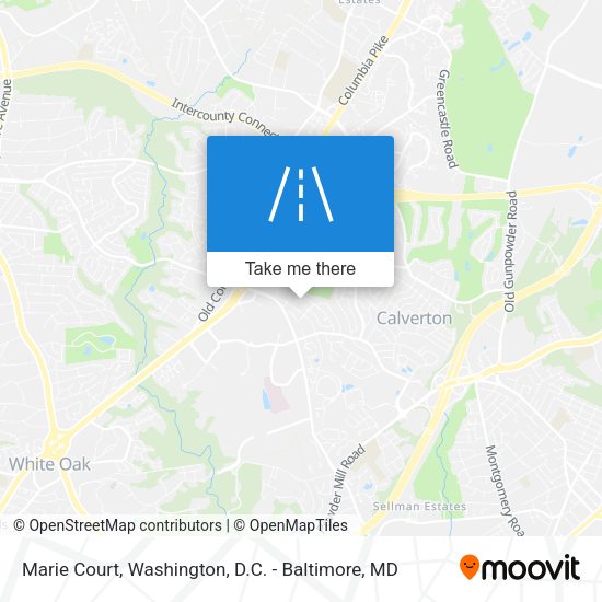 Marie Court map
