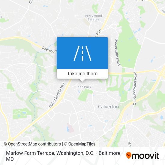 Mapa de Marlow Farm Terrace