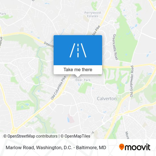 Marlow Road map