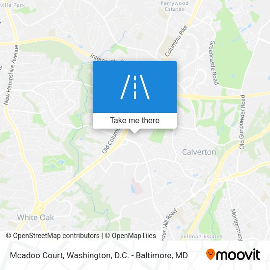 Mcadoo Court map