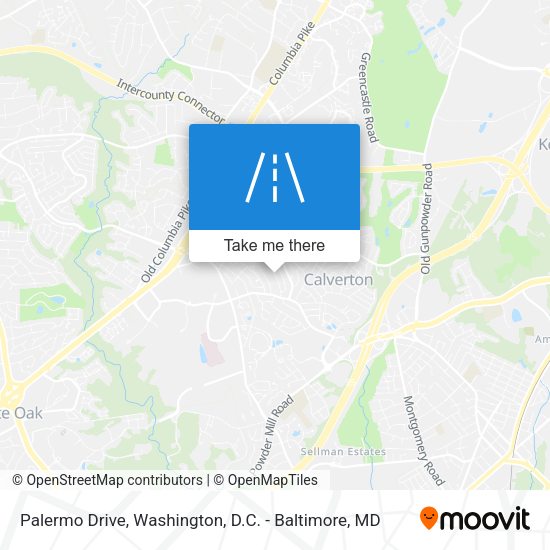 Palermo Drive map