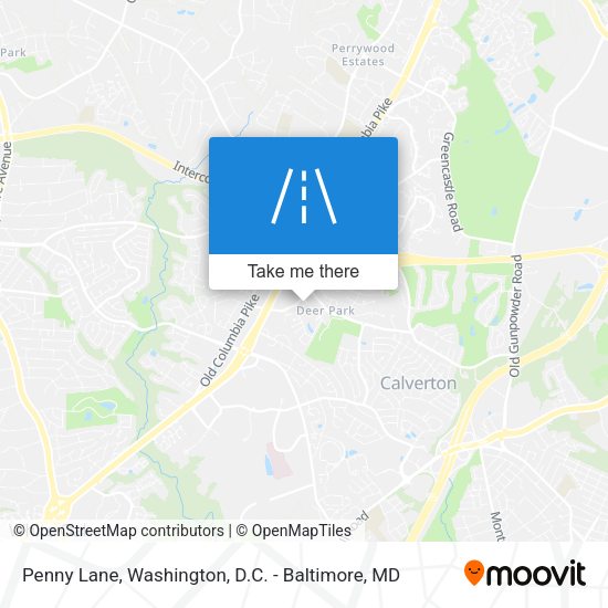 Penny Lane map