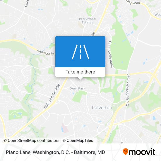 Piano Lane map