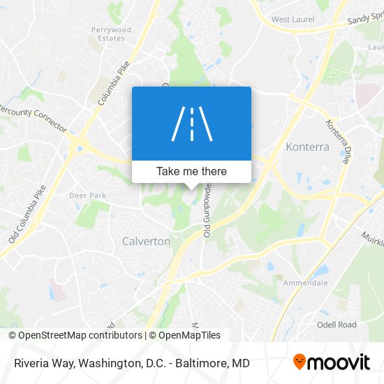 Riveria Way map