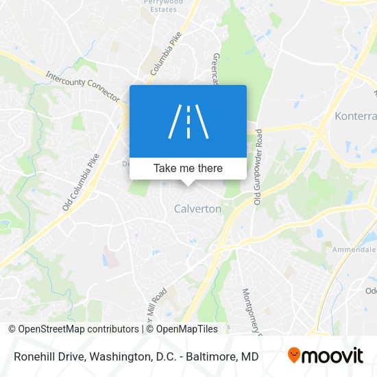 Ronehill Drive map