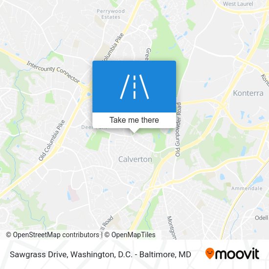 Sawgrass Drive map